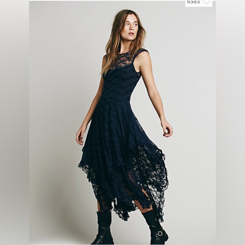 Free People French courtship dress - Navy